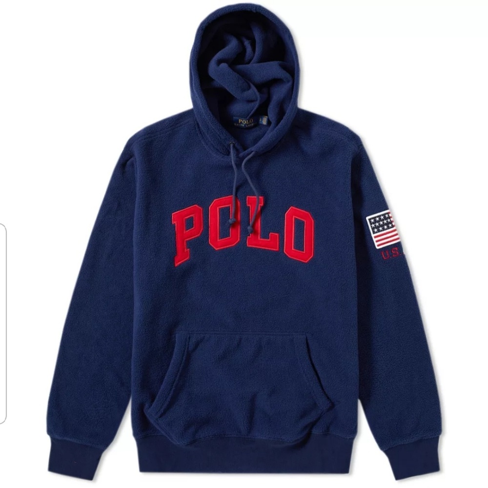 Polo Ralph Lauren Fleece Hoodie - Picture 1 of 8